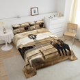 thumbnail image 4 of Erosebridal Brown Cow Bedding Queen Comforter Set, Rustic Lodge Cabin Down Comforter, Western Animal Room Decor, Reversible, 4 of 7