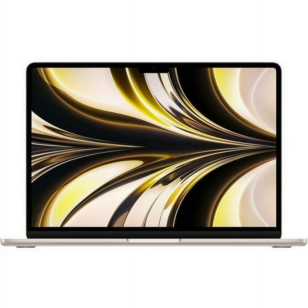 Restored 2022 Apple MacBook Air Ordinateur Portable avec Puce M2: Écran Liquid Retina 13,6 Pouces, 16 Go RAM, 256 Go SSD, Starlight, Excellent (Reconditionné)