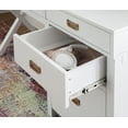 thumbnail image 2 of Posey Side Storage Desk, White, 2 of 8