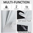 thumbnail image 4 of Chmadoxn Home Decor, Polyester Pongee Laminated Light-blocking Curtains Perforated Style Bedroom Concise Sun Protection Curtains Heat-Insulating And Soundproof Curtains Polyester Blackout Curtains, 4 of 6