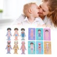 thumbnail image 4 of Puzzle Toy, Abrasion Resistant   Non- Body Structure Puzzle Toy, Safe Bright Color Wood Non-Odorous For Children Playing Girls Boys MG-Boy Body Structure Puzzle, 4 of 8