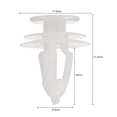 thumbnail image 4 of Yeacher 10 Pcs Clips de Retenue de Panneau de Porte Clips de Rivet de Fixation Remplacement pour Chrysler 6504014, 4 of 7