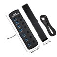 thumbnail image 4 of UPGRATOR 1Pack USB Extender with extra usb ports for pc ABS Rectangular Hub Design, 4 of 7