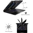 thumbnail image 3 of Wireless Touch Keyboard Case for iPad (A16) 11th Generation 11 Inch 2025, iPad 10th Generation 10.9 inch 2022 with Clear Hard PC Back & Trackpad & Backlight & 360° Rotatable & Pencil Holder, 3 of 7
