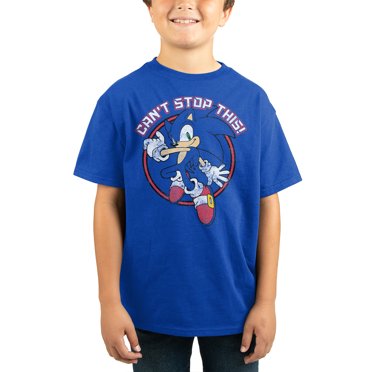 T-shirt Graphique Rétro de Jeu Vidéo Sonic pour Garçons, Très Petit