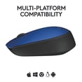 thumbnail image 2 of Souris optique sans fil 1000 ppp M170 de Logitech - Bleu, 2 of 9