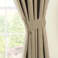 thumbnail image 2 of Blazing Needles Twill Drapery Panel (Set of 2), 84" by 52", Toffee, 2 of 2