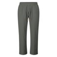thumbnail image 1 of Ediodpoh Pantalon Décontracté en Coton et Lin à Cordon pour Homme Pantalon Homme Vert TG, 1 of 8