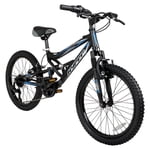 Hyper Bicycles 20" Vélo de montagne Shocker. Groupe d'âge des enfants 8-13, Noir, Enfant