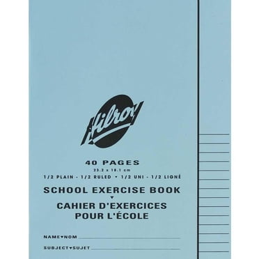 Hilroy 40 Pages School Exercise Book, 9 x 7"