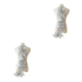 thumbnail image 4 of relayinert Belle Robe en Dentelle Florale Applique Patch pour Robes de Mariage Uniques Robe de Mariage Unique Dentelle Applique Gris 2Set, 4 of 6