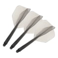 thumbnail image 4 of Uxcell 4BA Integrated Dart Shaft Flights Durable Dart Flight Set, Grey 6 Pack, 4 of 5