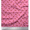thumbnail image 1 of Soimoi Satin Silk Fabric Guitar Musical Instrument Fabric Prints by Yard 42 Inch Wide, 1 of 3