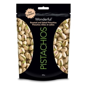 Wonderful Pistachios In-Shell Rôtis & Noix salées, 200g Sac refermable