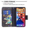 thumbnail image 3 of Compatible with  13 Detachable Magnet Zipper Wallet Leather Case Cash Pocket with Multiple Card Slots Holder Wrist Strap Removable Cover, 3 of 8