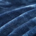 thumbnail image 4 of Nestl Ultra Plush Heavy Thick Raschel Imitation Mink Bed Blanket, 82 x 102, Navy, 4 of 5