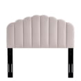 thumbnail image 3 of Veronique Full/Queen Performance Velvet Headboard - Pink, 3 of 4