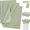 thumbnail image 1 of SharkTRUE 50 Sheets Green Tissue Paper, Sage Tissue Paper For Gift Bags,, 1 of 8