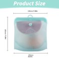 thumbnail image 3 of Piwvid Reusable Food Storage Bags - Dishwasher Safe Gallon Freezer Bags, Extra Thick Leakproof Silicone & Plastic Reusable Lunch Bag for Marinate Meats, Sandwich, Snack, Travel, 3 of 9