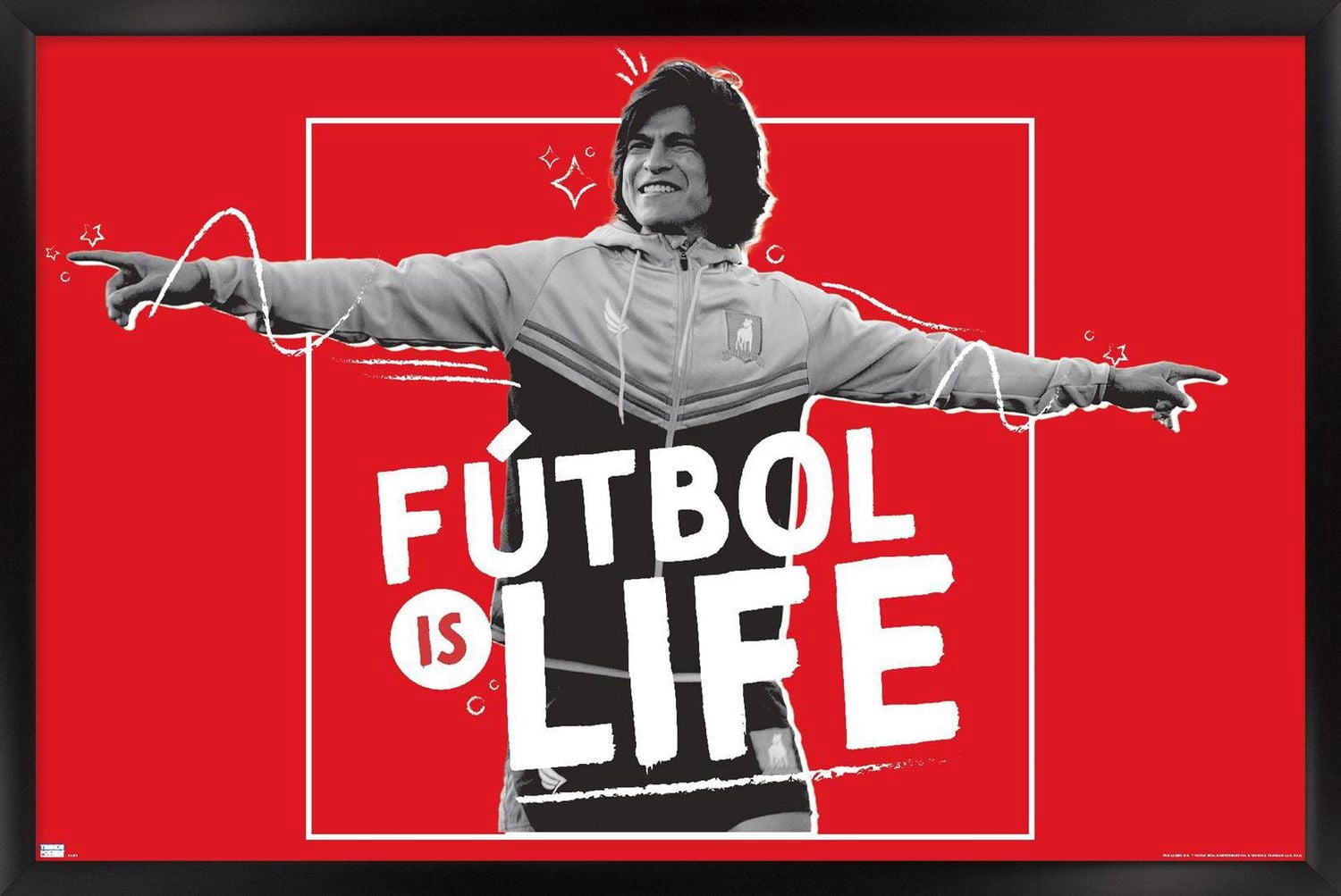 Ted Lasso - Futbol is Life Wall Poster, 22.375" x 34"
