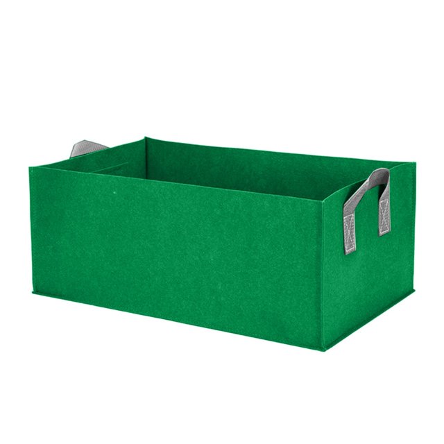 Agiferg Fabric Raised Garden Bed Rectangle Breathable Planting Container Bag