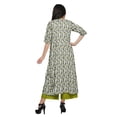 thumbnail image 3 of Moomaya Ensemble Kurta Pakistanaise et Veste Palazzo pour Femmes Tenue Indienne Vêtement Ethnique, 3 of 4
