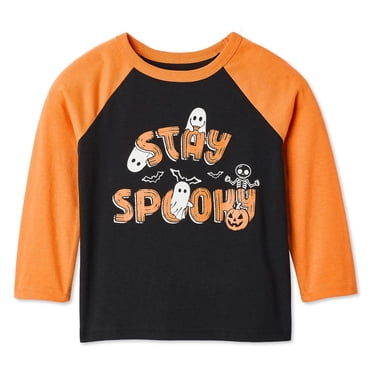 T-shirt d’Halloween à manches raglan longues George pour petits garçons