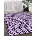 thumbnail image 3 of Ahgly Company Tapis d'Intérieur Lavable en Machine Carré Transitionnel Fleur Rose, 7 Pieds Carré, 3 of 7