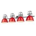 thumbnail image 1 of Golden Lighting 3602-BA4 CH-RD Duncan 4 Light Bath Vanity, Chrome, 1 of 1