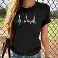 thumbnail image 2 of Birdeem Mode Femmes Décontracté Imprimé Chandail à Manches Courtes T-Shirt Hauts Blouse, 2 of 4