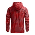 thumbnail image 3 of Pisexur Veste Coupe-Vent pour Homme, Décontractée, Coupe Ample, à Manches Longues, à Capuche Zippée, Veste de Randonnée pour Homme, Imperméable, Vestes Grande Taille pour Homme, 3 of 8