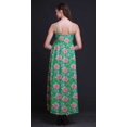 thumbnail image 2 of Bimba Robe Longue Chic à Imprimé Floral pour Femme, Style Bohème, Maxi d'Été, Tenue de Plage - Petit, 2 of 6