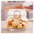 thumbnail image 2 of Transparent  Glass Snap Storage Jar Household Kitchen Sealed Jar Grain Storage Box Tea Tin Multi-purpose Containe, 2 of 3
