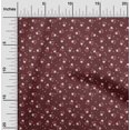 thumbnail image 1 of oneOone Georgette Viscose Maroon Fabric Florals Craft Projects Decor Fabric Printed By The Yard 42 Inch Wide, 1 of 4