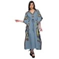 thumbnail image 3 of Moomaya Kaftan de Plage, Paréo de Bikini, Robe Longue Maxi Caftan pour Femmes, 3 of 6