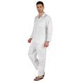 thumbnail image 3 of Inkmeso Men's Cotton PJs Solid Sleepwear Lounge Wear Top & Bottom Pajama Set, 3 of 7