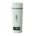 thumbnail image 2 of Kcavykas Home, Kitchen, Refrigerator Storage,Travel Electric Kettle Portable Small Mini Tea Coffee Kettle Water Boiler, 350ml Water Heater with 4 Temperature Control,304 Stainless Steel, 2 of 8