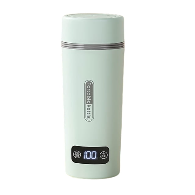JMYHOAM Kitchen Gadgets Travel Kettle Portable Small Mini Tea Coffee Kettle Water Boiler, 350ml Water Heater with 4 Temperature Control,304 Stainless Steel Home and Kitchen on Clearance