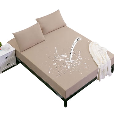 PENGXIANG Grand Lit Ultra Doux et Protège-Matelas 100 % Imperméable Couvre-Matelas Housse de Matelas Sans Vinyle Confortable et Silencieux