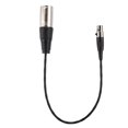 thumbnail image 2 of Durable 30cm XLR Female Microphone Cable, Female to Male Audio Cable, for SLR Cameras, 2 of 8