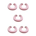 thumbnail image 2 of Thinsony Acrylic Fibers Made Toilet Mat Removable And Fits Most Toilets U Shape Pink 5Set, 2 of 6