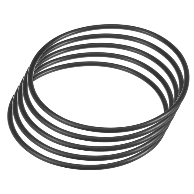 Uxcell 5pcs Universal Sewing Machine Motor Stretch Belt 471mm 19" Perimeter 3/16" (5mm) Belt Thick