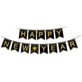 thumbnail image 1 of Happy New Year Banner New Year's Eve Party Banner Home Party Decoration, 1 of 5