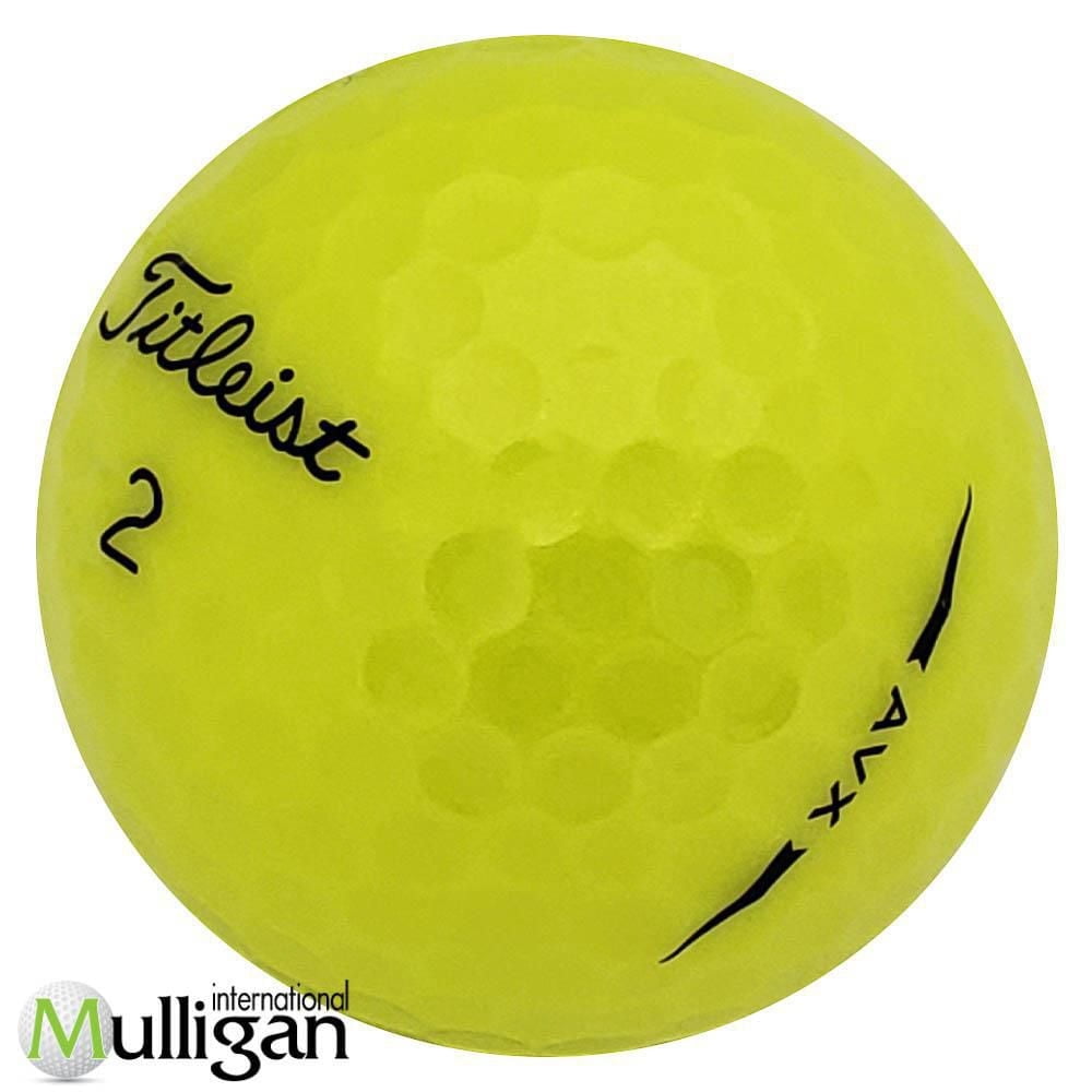 Mulligan - 12 Titleist AVX 4A Recycled Used Golf Balls, Yellow