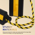 thumbnail image 3 of Heavy Duty Rubber Wheel Chocks 2pcs Tire Stopper Blocks for Travel Trailers RV Truck Car, 3 of 8