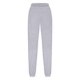 thumbnail image 4 of Women's Plus Size Pants High Waisted Drawstring Solid Color Sweatpants Elastic Taper Leg Lounge Joggers Pant Gray XXXXL, 4 of 6
