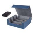 thumbnail image 1 of Esquirla Card Deck Box Holds 1800 Cards Game Card Storage Organizer Sports Cards Case Blue Gray, 1 of 8