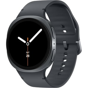 Restored Samsung Galaxy Watch8 44mm Bluetooth Smartwatch Graphite AMOLED Display Fitness Tracker Wear OS - Refurbished Good