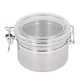thumbnail image 1 of Stainless Steel Sealed Can, Anti Rust Stainless Steel Food Storage Container Convenient  For Biscuits For Tea Small 900ml,Medium 1300ml,Large 1600ml,Extra Large 2100ml, 1 of 8