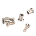 thumbnail image 1 of NAB HUB Screw Set, Replacement Universal NAB Hub Take Up Reel Screw Set Stainless Steel  For Reel To Reel Tape Recorder, 1 of 8